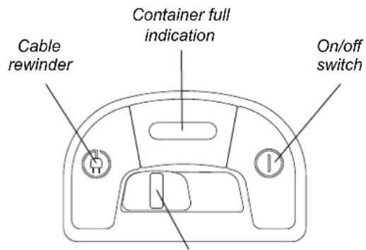 NILFISK Meteor - Container full indication - 1