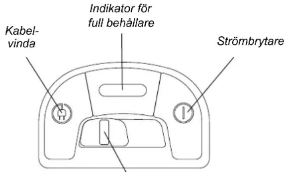 NILFISK Meteor - Indikator for behällartömning - 1
