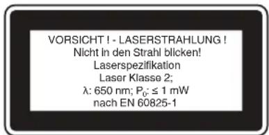 EINHELL GEHH 18 Li T - Avvertenze speciali per il laser - 2