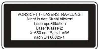 EINHELL GEHH 18 Li T - Spezielle Hinweise zum Laser - 2