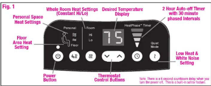 HONEYWELL HeatGenius Ceramic Heater HCE840B - MOVER EL CALEFACTOR - 1