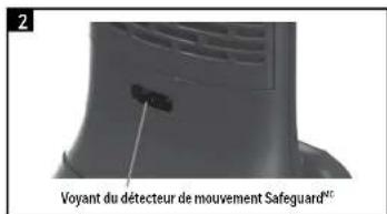 HONEYWELL Ceramic Digital Tower Heater HCE323V - DETECTEUR DE MOUVEMENT SAFEGUARD - OPTION DE PROTECTION (SERIE HCE323 SEULEMENT) - 1
