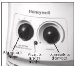 HONEYWELL 360° Surround Heater HHF360W - Modèle de la série HHF360 – Fonctionnement manuel de l'appareil de chauffage Surround Heat ^MD - 1