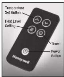 HONEYWELL 360° Surround Heater HHF360W - Remote Control Operation - 1