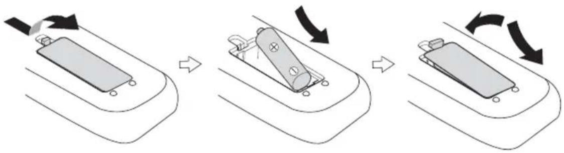 SCANSONIC DA310 - Batterie der Fernbedienung ersetzen - 1