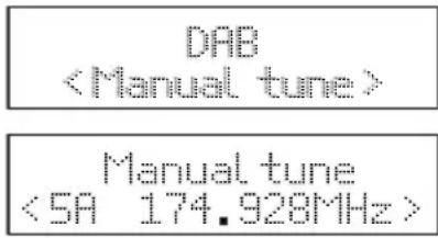 SCANSONIC DA310 - Sintonización manual - 1