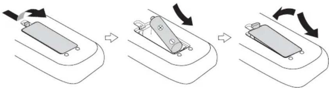 SCANSONIC DA310 - Udskiftning af batteriet i fjernbetjeningen - 1