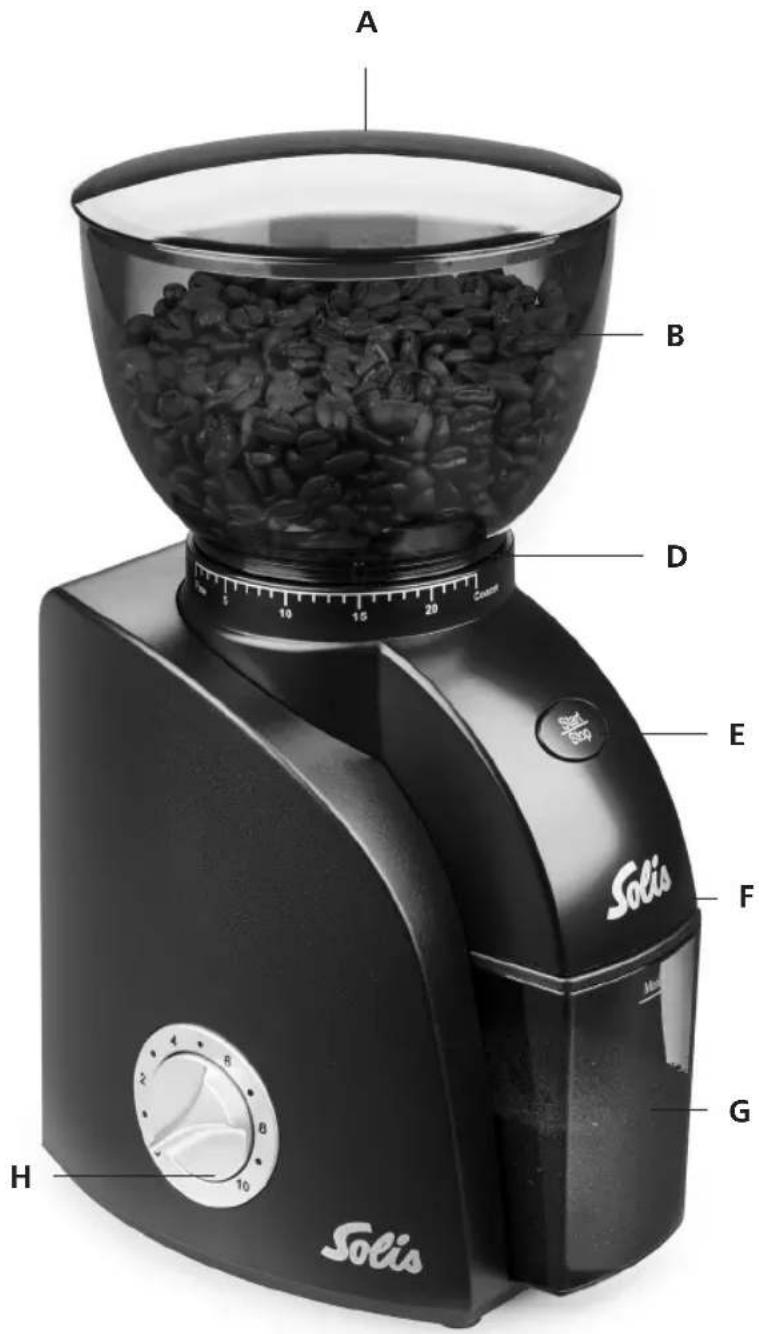 Solis Scala Plus 1661 - DESCRIPTION DE L'APPAREIL - 1