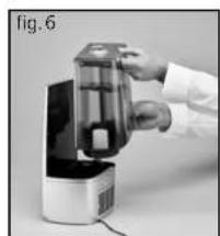 Solis Ultrasonic Pure 7217 - MOUNTING DESCALING CARTRIDGE AND FILLING THE TANK WITH WATER - 6