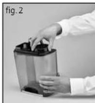 Solis Ultrasonic Pure 7217 - Mise en PLACE de la cartouche de detartrage et remplissage du reservoir d'eau - 2