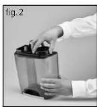 Solis Ultrasonic Pure 7217 - MOUNTING DESCALING CARTRIDGE AND FILLING THE TANK WITH WATER - 2