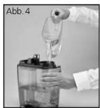 Solis Ultrasonic Pure 7217 - ENTKALKUNGS-PATRONE ANBRINGEN UND WASSER IN DEN TANK GIESSEN - 4