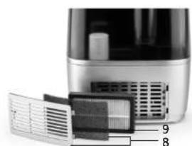 Solis Ultrasonic Pure 7217 - Beschreibung der Teile - 1