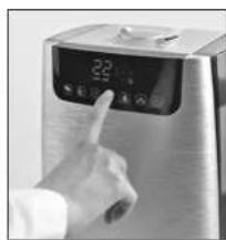 Solis Ultrasonic Pure 7217 - SWITCHING THE APPLIANCE ON - 3