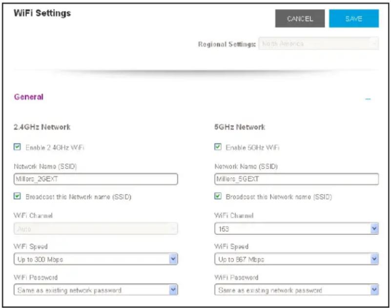 NETGEAR EX3800 - Sélectionnez Paramètres > Sans Fil. - 1
