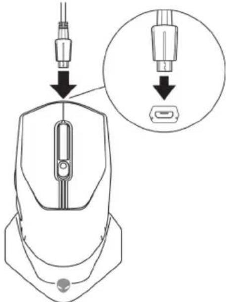 ALIENWARE 610M - Charger la batterie - 1