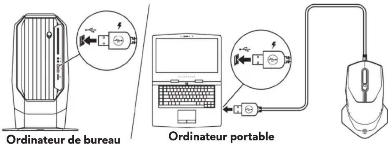 ALIENWARE 610M - Charger la batterie - 2