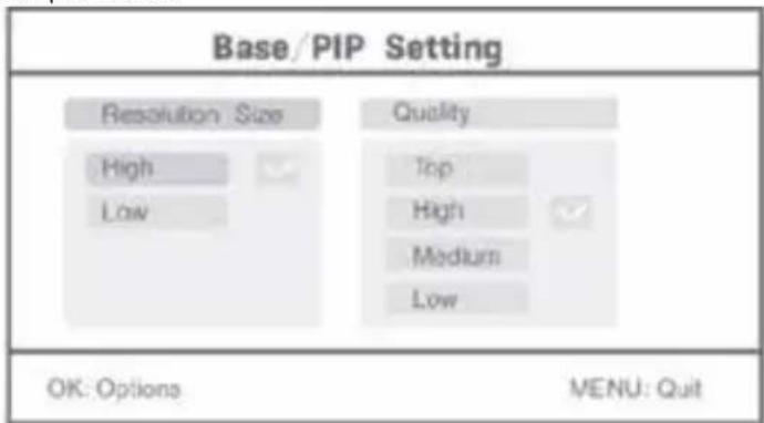 NEDIS CSWL120CBK - Настройка PIP: - 1