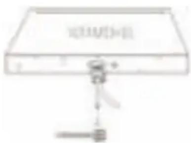 D-LINK DGS1510 - Anbringen des Stromkabelhalters - 3