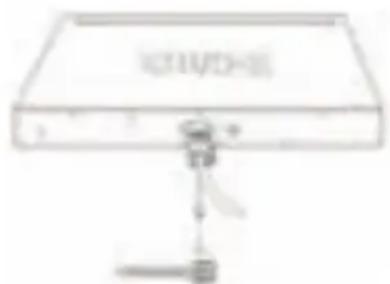 D-LINK DGS1510 - Installazione della clip per il cavo di alimentazione - 3