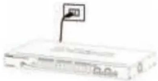 D-LINK DGS1510 - Etapa 3 – Conectando o Cabo de Alimentação CA - 1