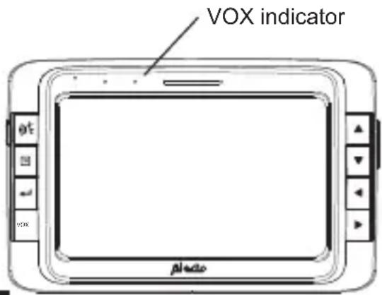 ALECTO AVM500 - Automatic on/off function: (VOX) - 1