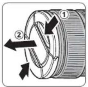 FUJIFILM Fujinon XF90mm F2 R LM WR - Abnehmer der Objektivdeckel - 1