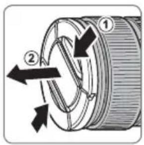 FUJIFILM Fujinon XF90mm F2 R LM WR - Retrait des bouchons - 1