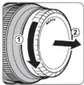 FUJIFILM Fujinon XF90mm F2 R LM WR - Abnehmer der Objektivdeckel - 2