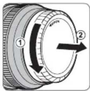 FUJIFILM Fujinon XF90mm F2 R LM WR - Fjerning av dekselet - 2