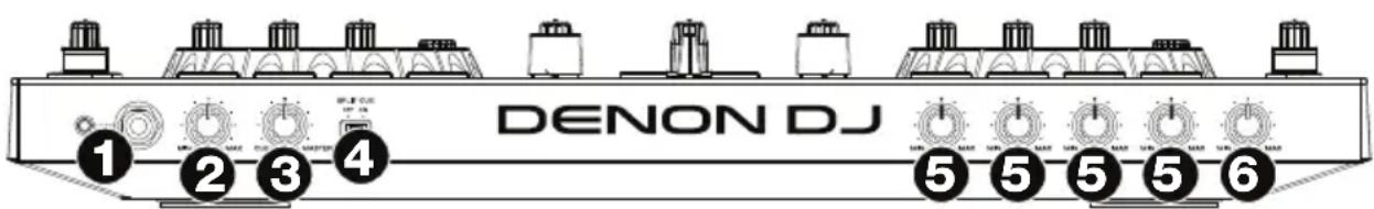 DENON MC4000 - Panel frontal - 1