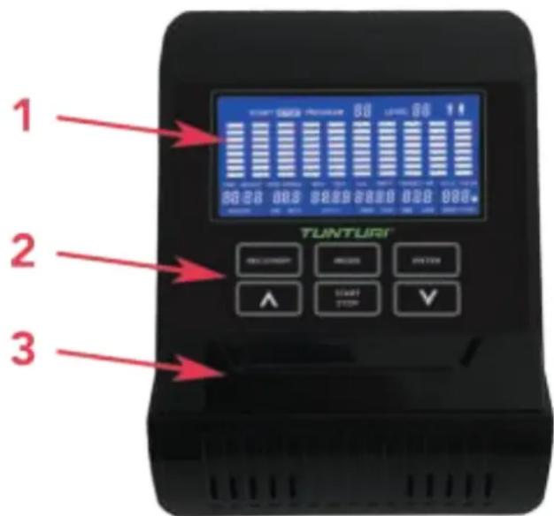TUNTURI Star Fit C100 - Console (fig F) - 1