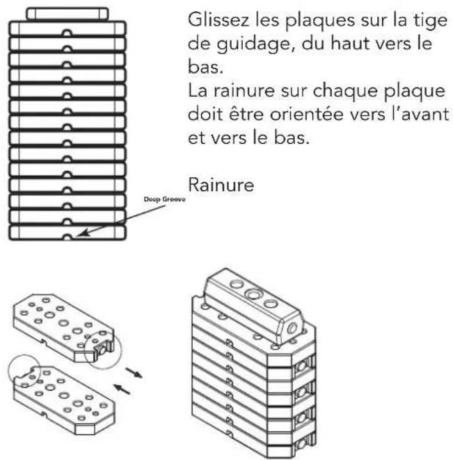 TUNTURI Home Gym HG60 - Installation des plaques de poids - 1