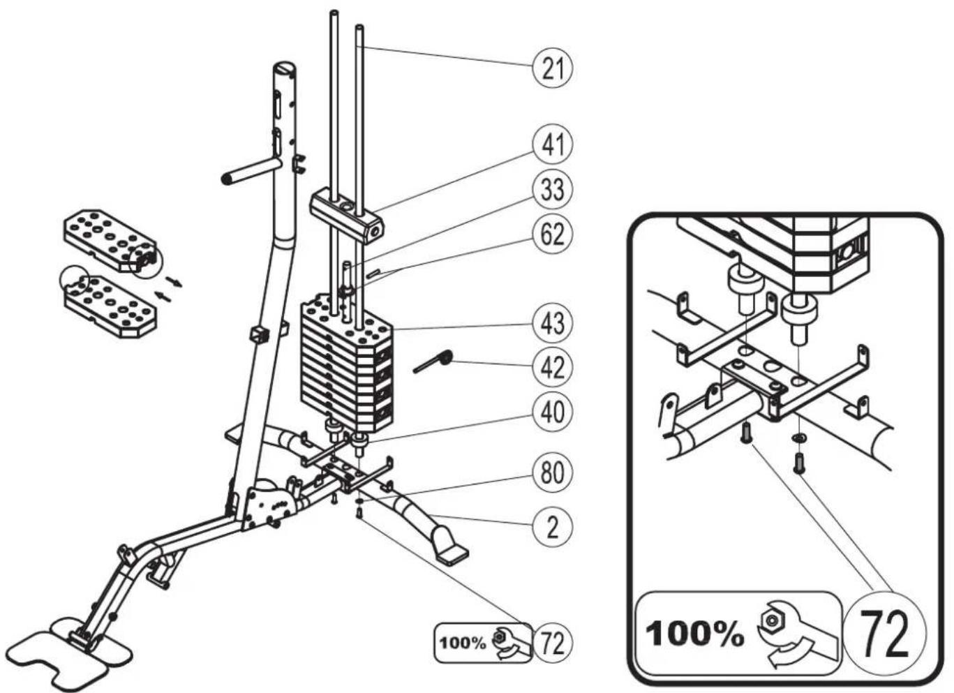 TUNTURI Home Gym HG60 - 4