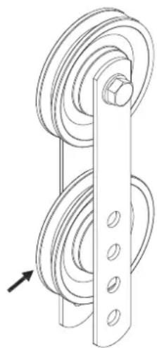 TUNTURI Home Gym HG60 - Cable Tension Adjustment - 1