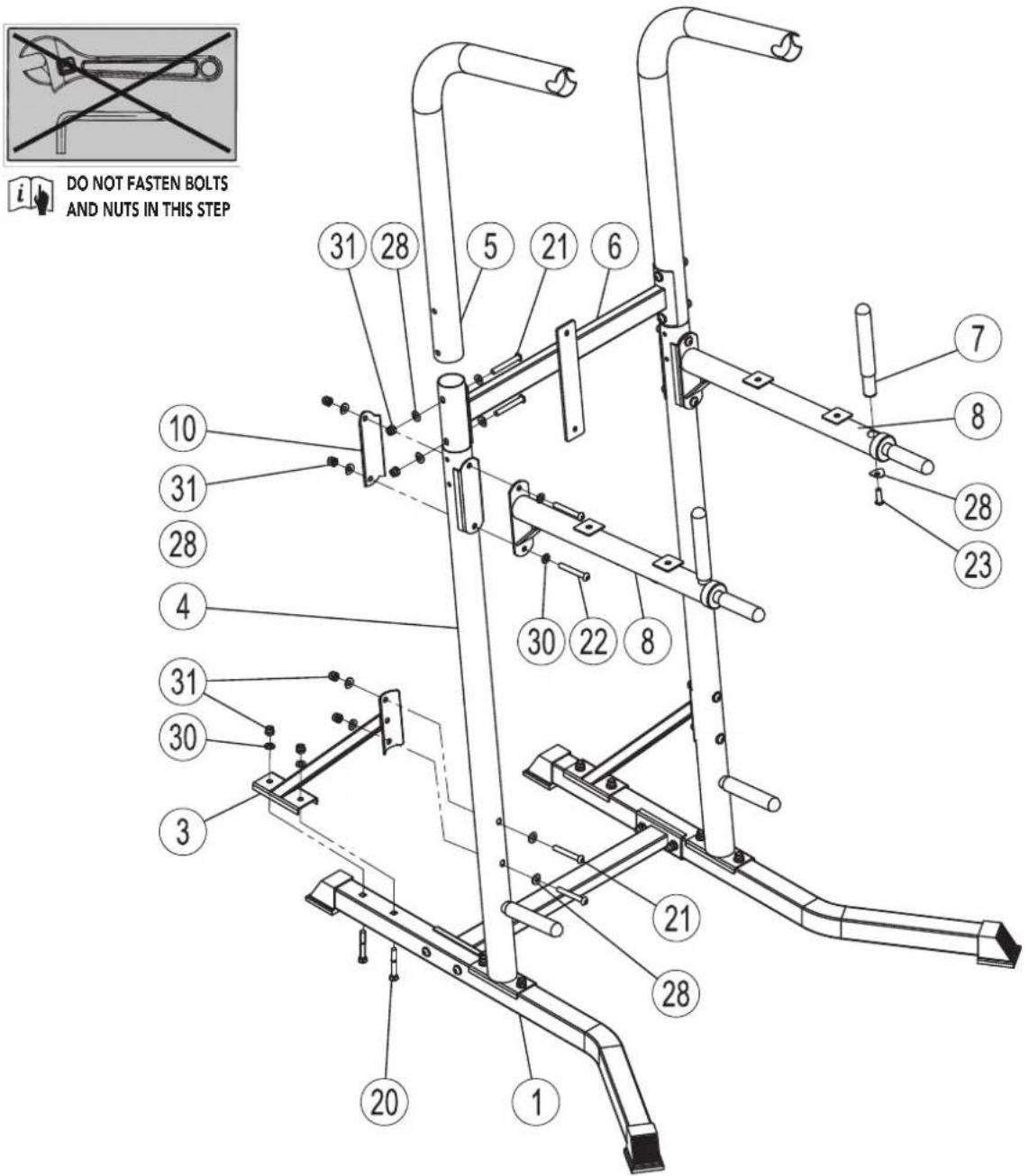 TUNTURI Power Tower PT40 - 1 - 11