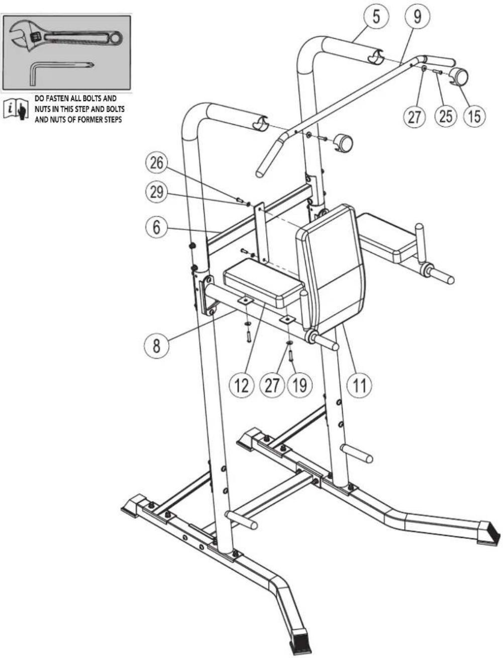 TUNTURI Power Tower PT40 - 1 - 23