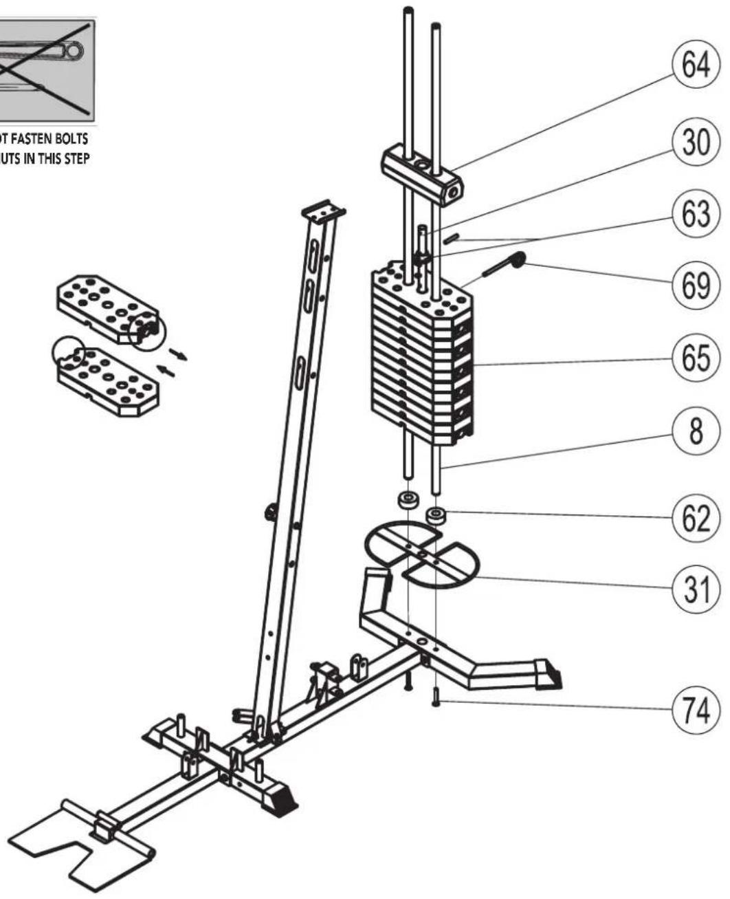 TUNTURI Home Gym HG40 - 1
