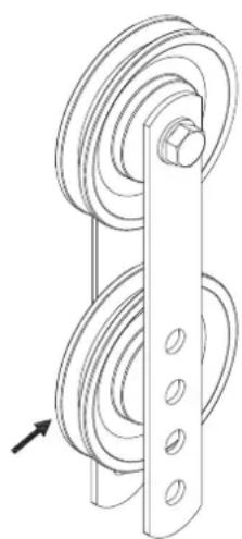 TUNTURI Home Gym HG40 - Réglage de la tension de cable - 1