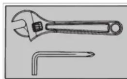 TUNTURI Full Smith SM80 - Bouten en moeren aandraaien - 1