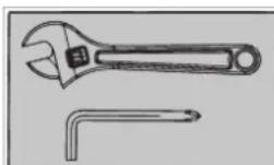 TUNTURI Full Smith SM80 - Fasten Nuts and Bolts - 1