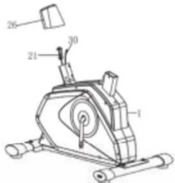 TUNTURI Cardio Fit B35 - Assembly step 2 - 2