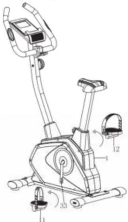 TUNTURI Cardio Fit B35 - Assemblage - Étape 5 - 1