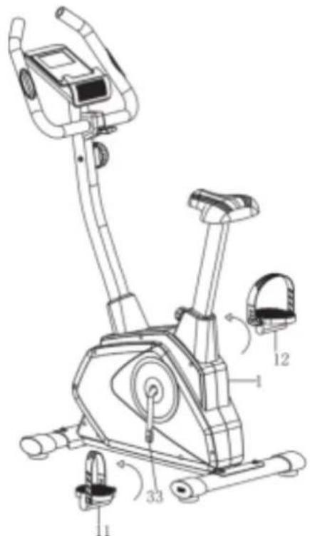 TUNTURI Cardio Fit B35 - Montaje paso 5 - 1