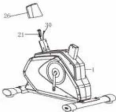 TUNTURI Cardio Fit B35 - Montaje paso 2 - 2