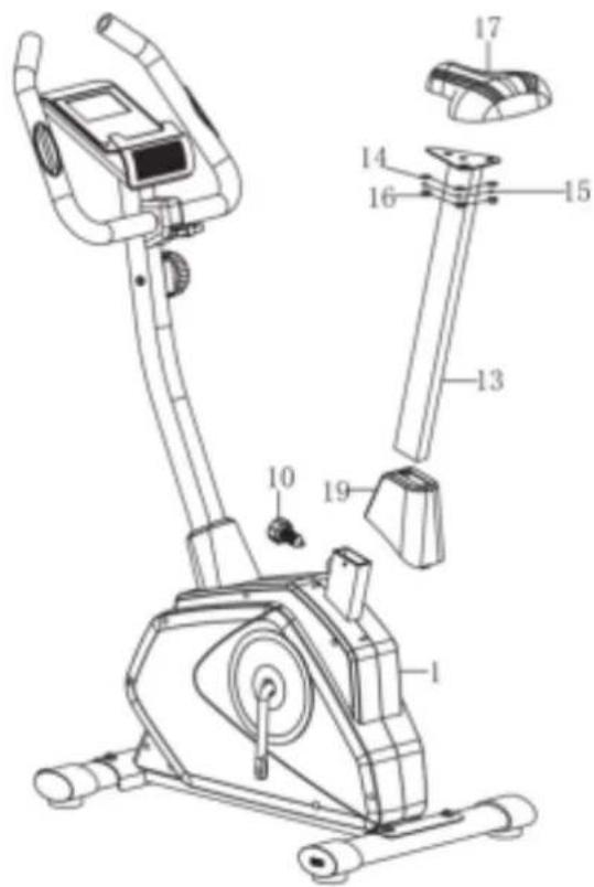 TUNTURI Cardio Fit B35 - Assemblage stap 4 - 1