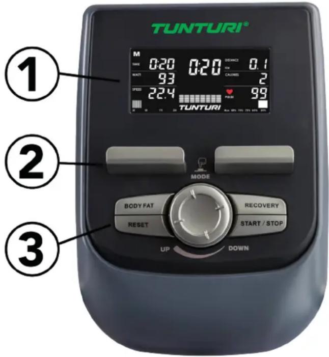 TUNTURI Performance E50 - Panel (fig F) - 1