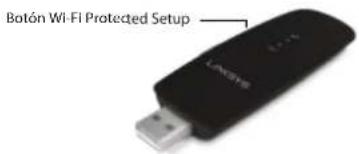 LINKSYS WUSB6300 - Para conectar la configuración Wi-Fi protegida: - 1