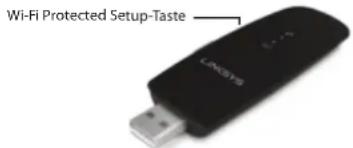 LINKSYS WUSB6300 - Eine Verbindung mit der Wi-Fi Protected Setup-Funktion herstellen - 1