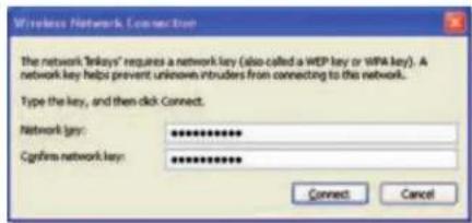 LINKSYS WUSB6300 - Aby polaczyc sie z nowa siecia bezprzewodowa: - 3